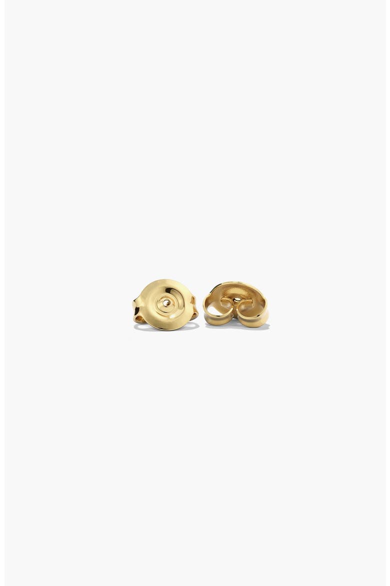 Billie Hoops, Alternate, color, Gold Finished Steel