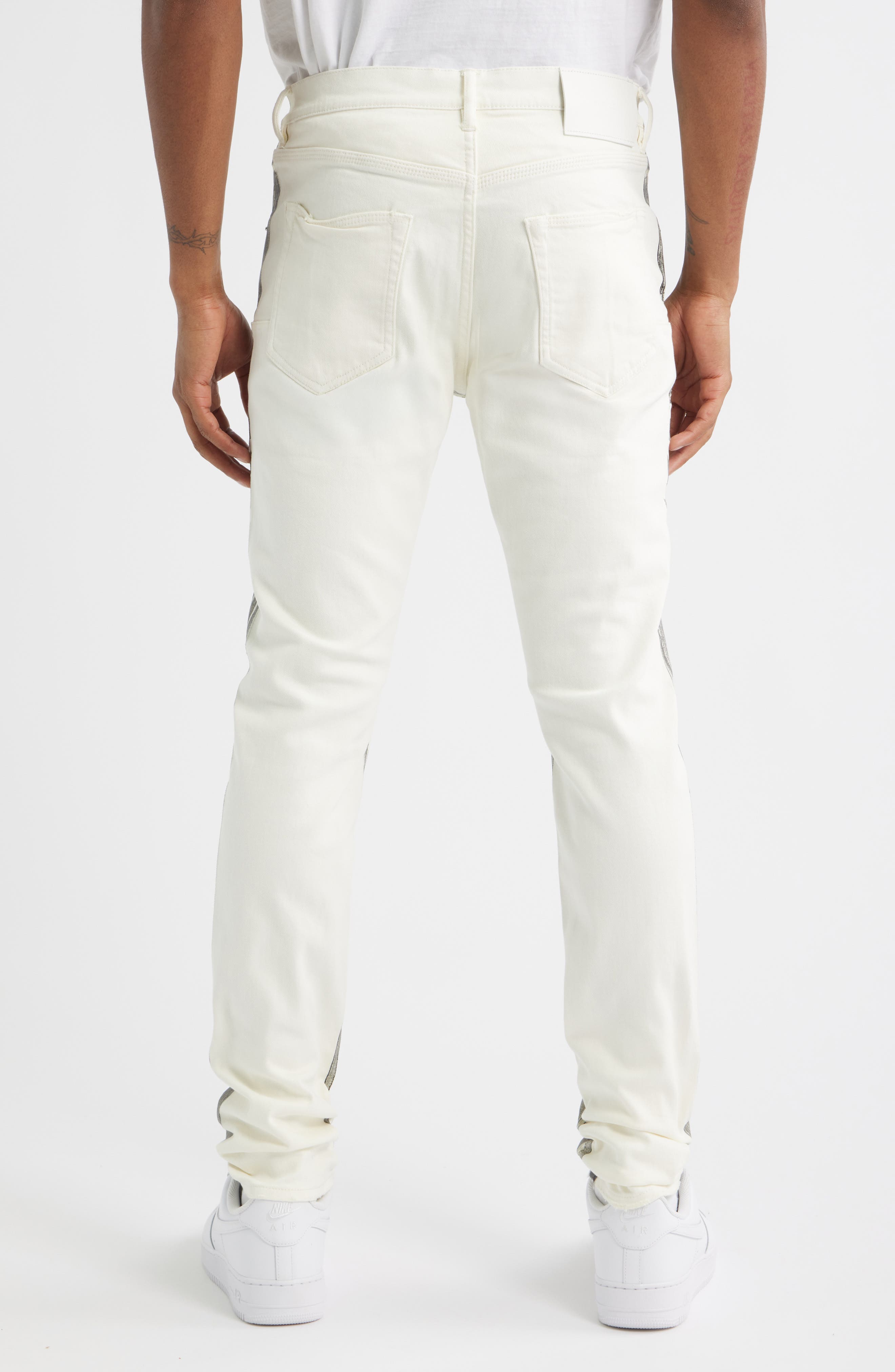 Reverse Black Foil Skinny Jeans - image 2