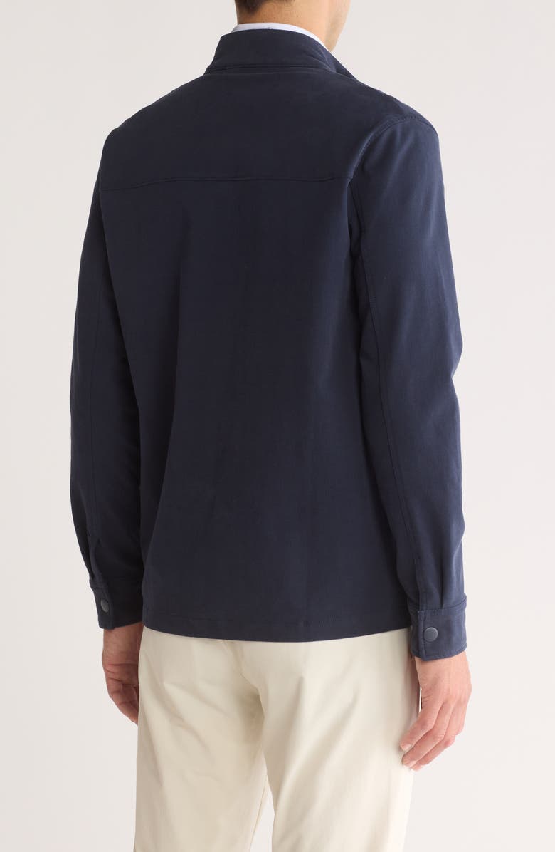 TravisMathew Cloud Denim Jacket, Alternate, color, Blue Nights