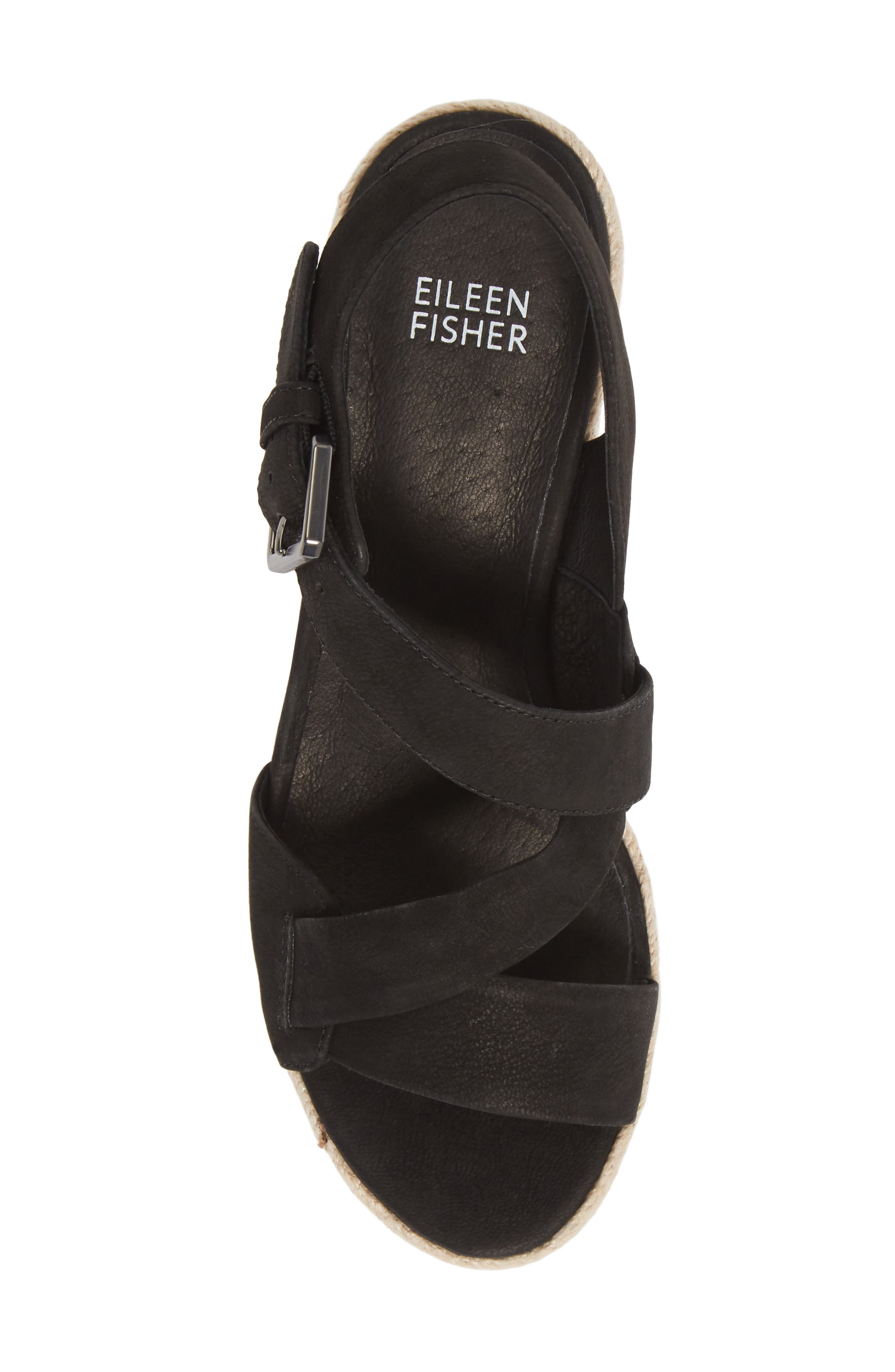 Eileen Fisher Beckon Wedge Sandal, Alternate, color, 
