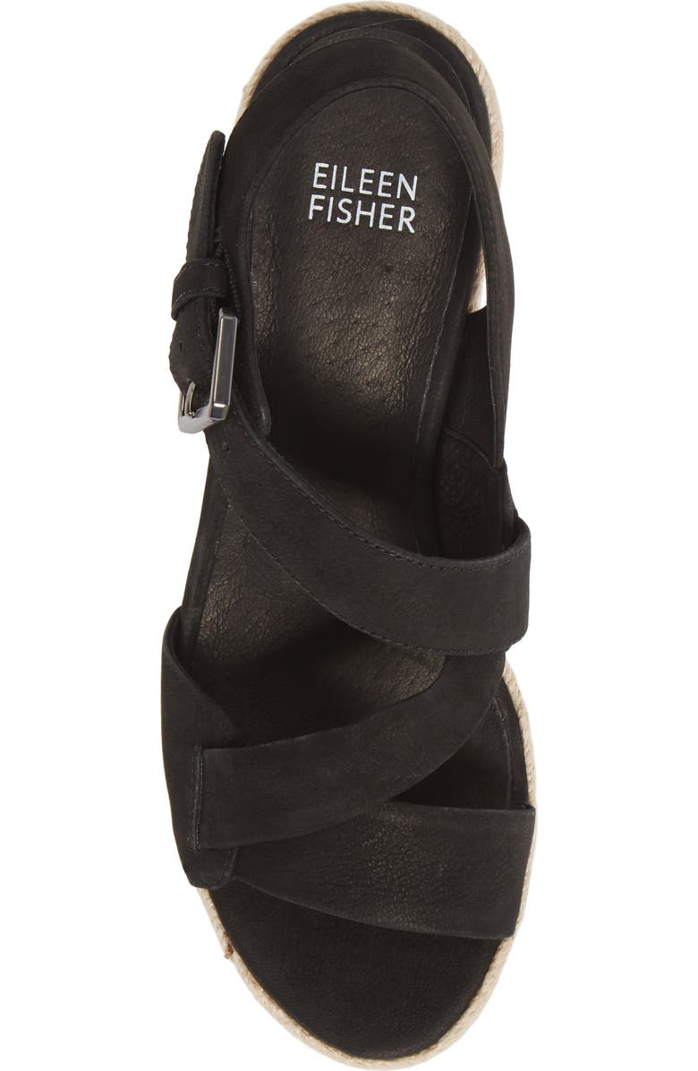 Eileen Fisher Beckon Wedge Sandal, Alternate, color,