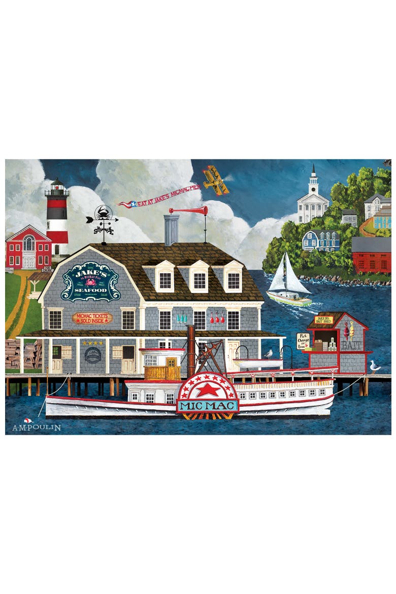 Mimac Pier 500 Piece Jigsaw Puzzle, Alternate, color, Multicolor