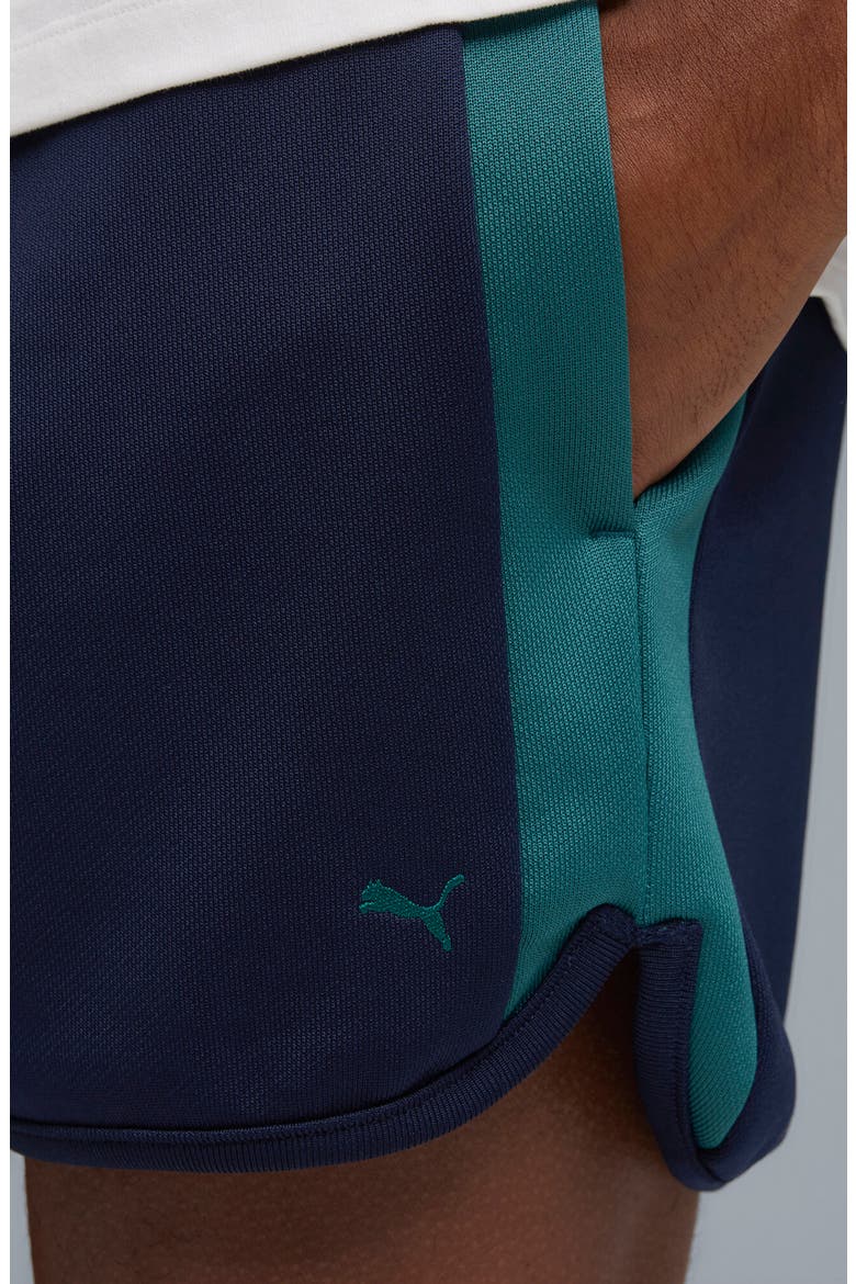 T7 Track Shorts, Alternate, color, PUMA NAVY