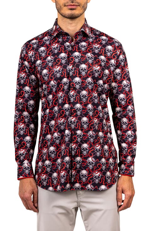 Fibonacci Ascension Contemporary Fit Button-Up Shirt