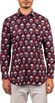Maceoo Fibonacci Ascension Contemporary Fit Button-Up Shirt