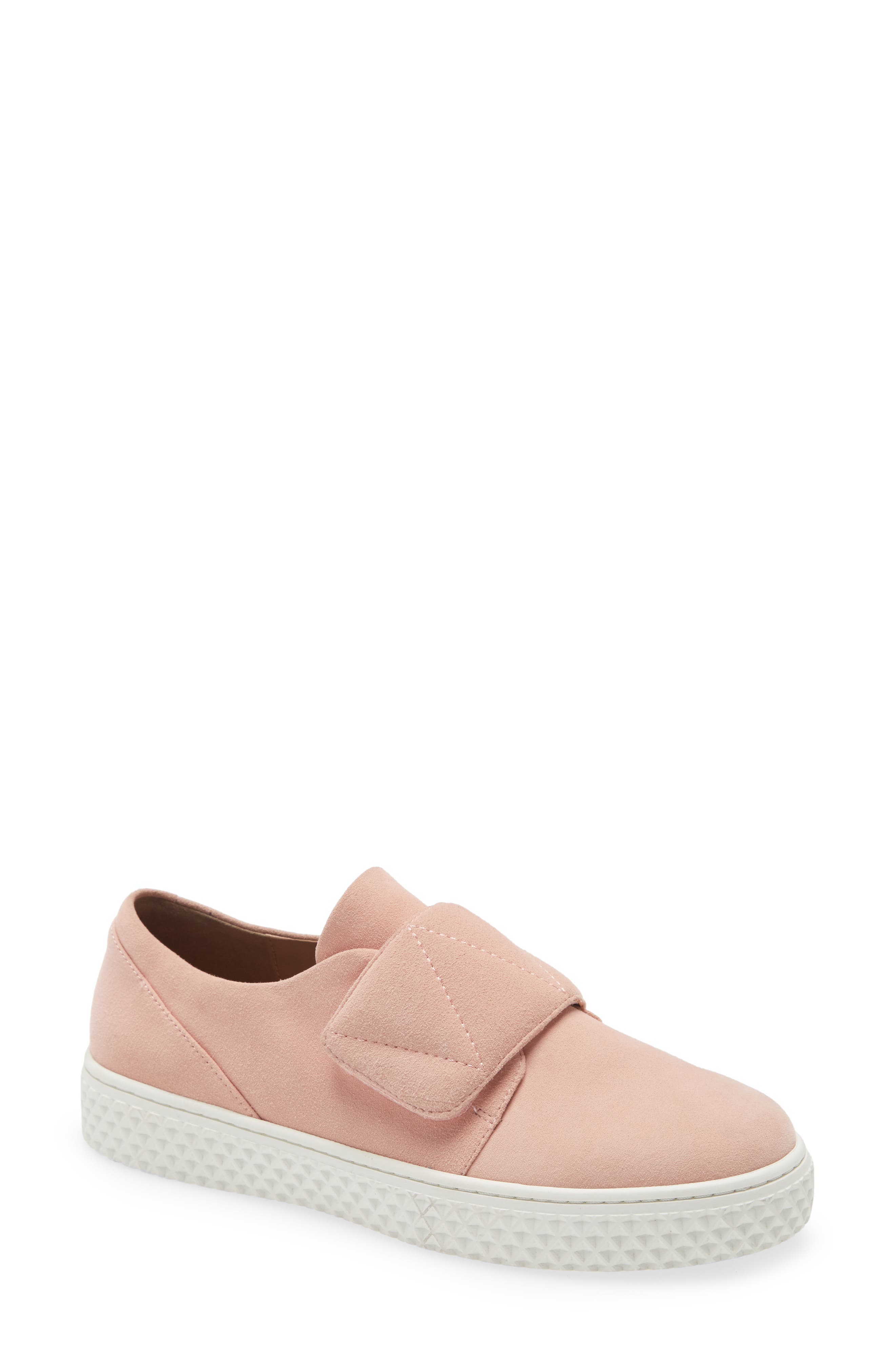 Ebba Low Top Sneaker, Main, color, PINK SUEDE