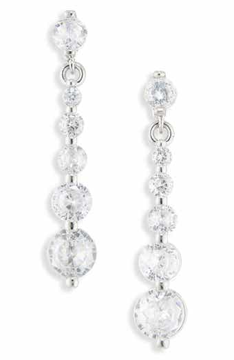 Graduated Linear Drop Earrings