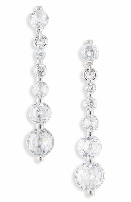 Graduated Linear Drop Earrings