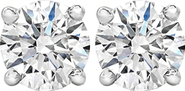 Bliss Diamond 3 Ct T.W. Lab Grown Round Diamond Studs in 14k White, Yellow, or Gold
