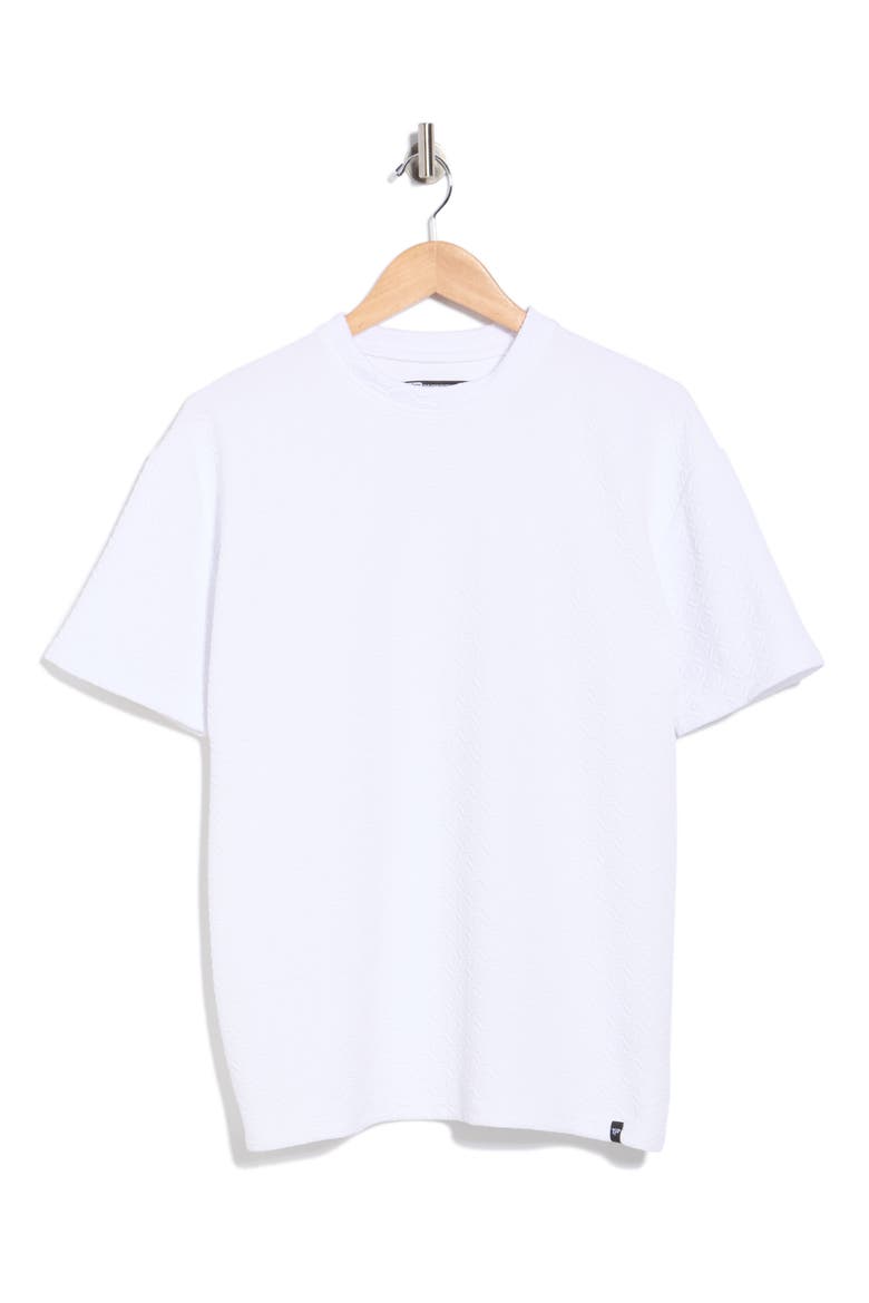 Textured Knit T-Shirt, Alternate, color, WHITE