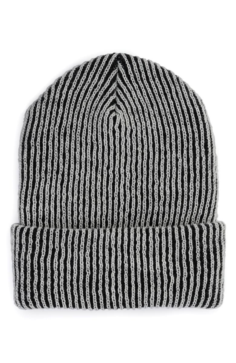 verloop Rib Beanie, Alternate, color, Black
