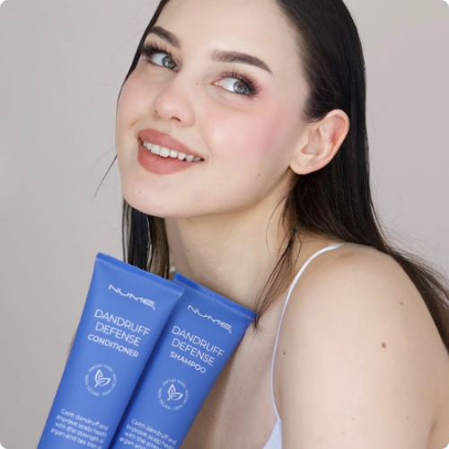 Nume Bye-bye Dandruff / Vegan Scalp Treatment System In Blue