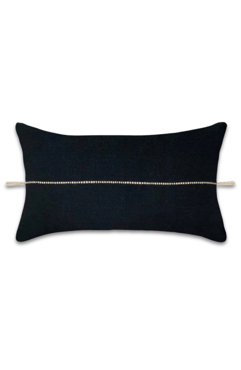 Pillowpia Minerva Lumbar Pillow Cover, Main, color, Black