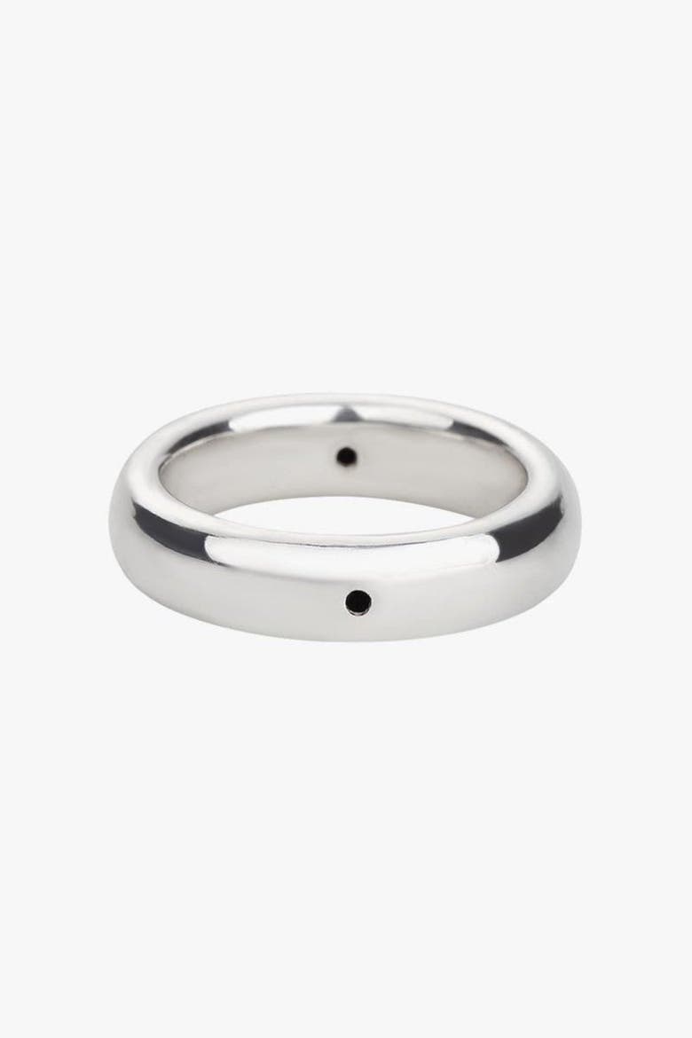 Sterling Silver 18k Gold Plated Lenore Polished Ring Minimalist Dainty, Main, color, Silver