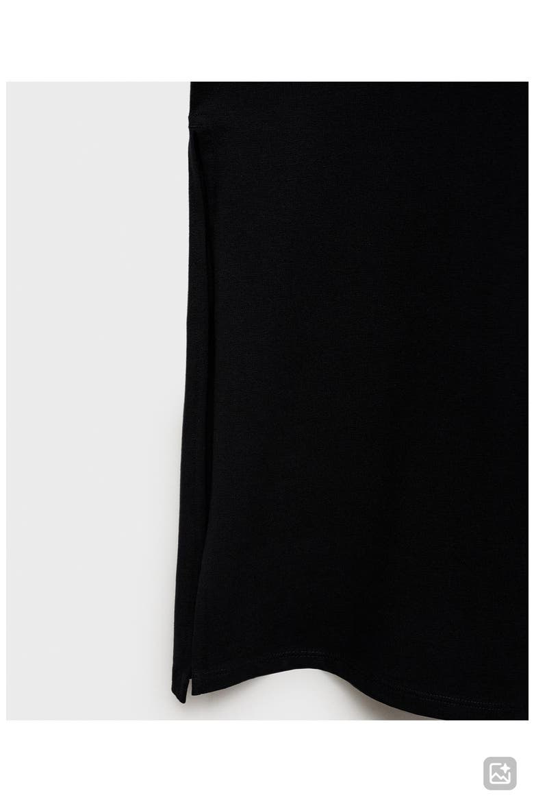Knit Maxi Dress, Alternate, color, BLACK