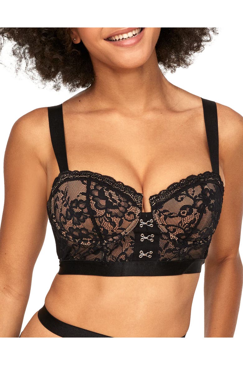 Temperance Contour Balconette Bra, Main, color, Black