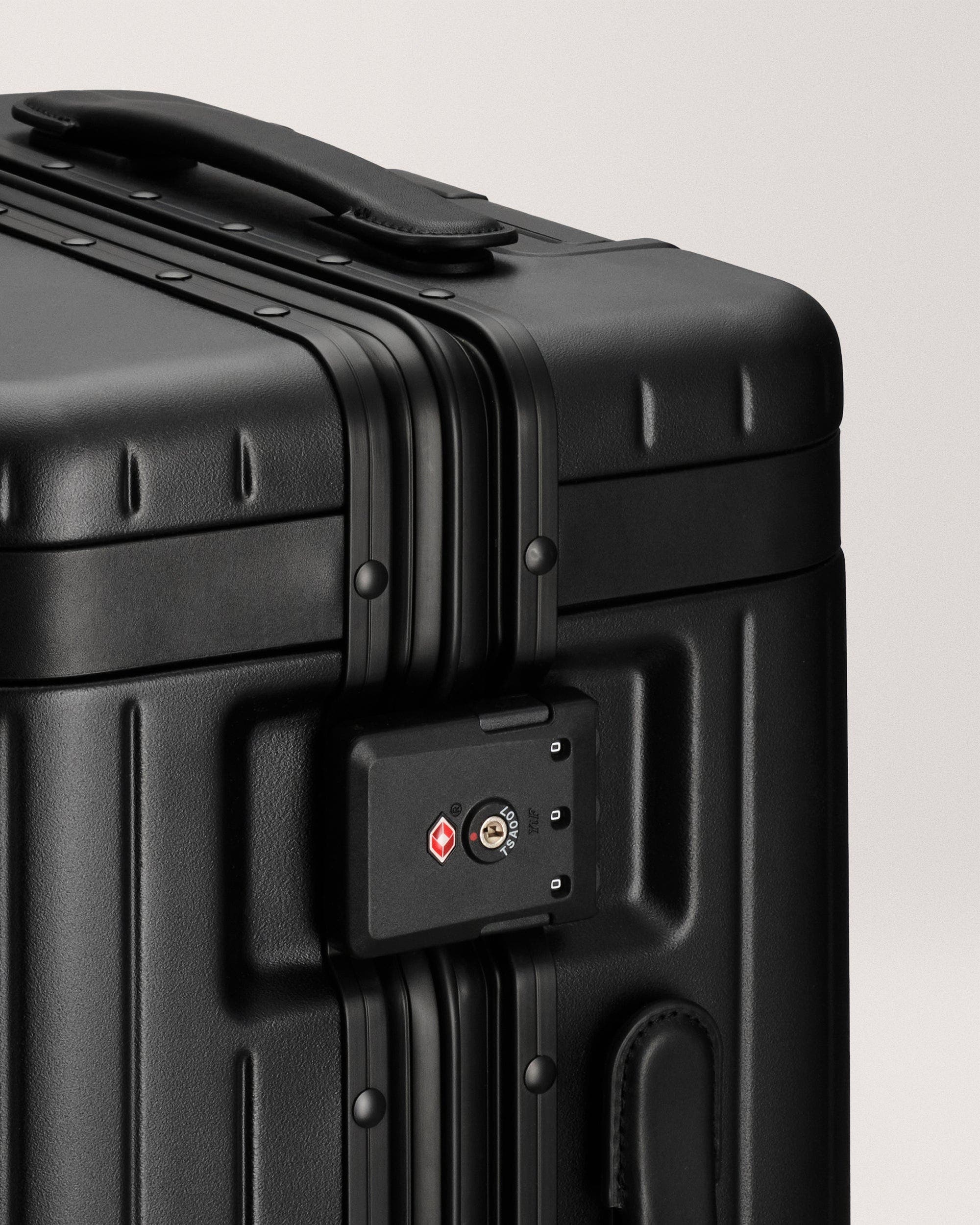 Carl Friedrik The Carry-on Suitcase, Alternate, color, Black / Black