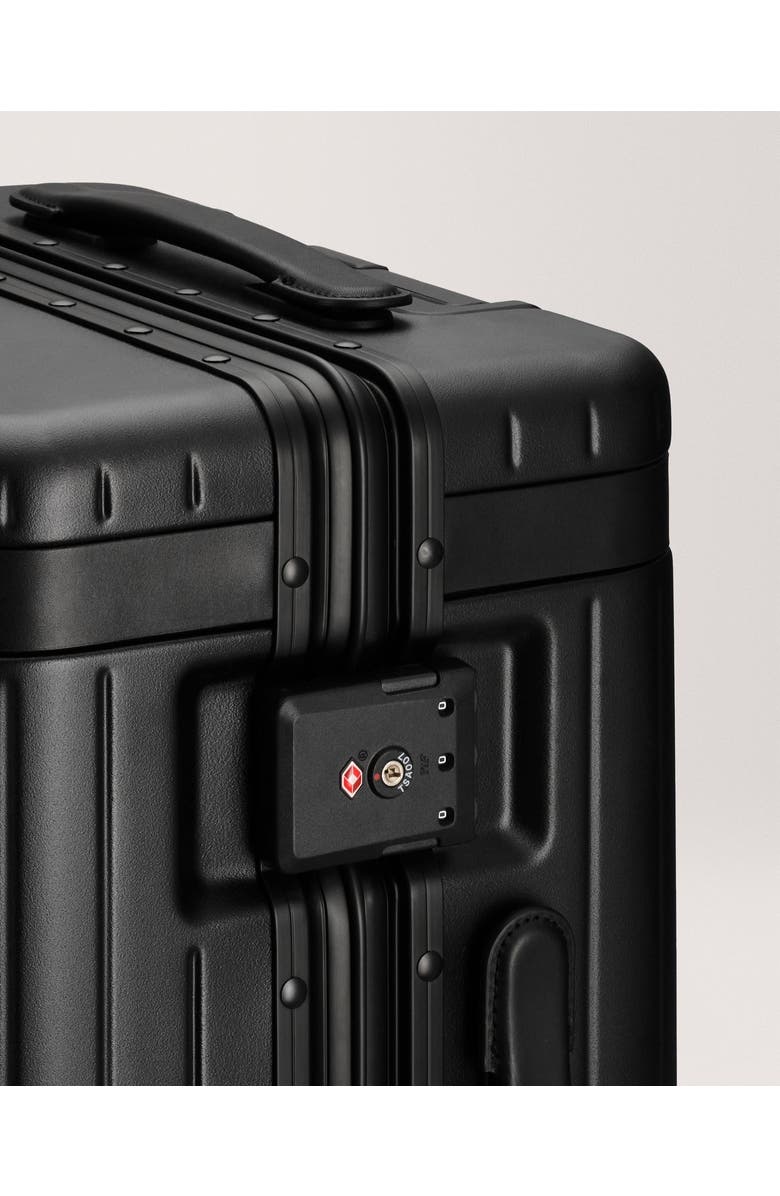 Carl Friedrik The Carry-on Suitcase, Alternate, color, Black / Black