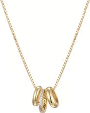 Adornia 3-Ring Necklace