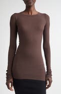 Rick Owens Rib Long Sleeve T-Shirt