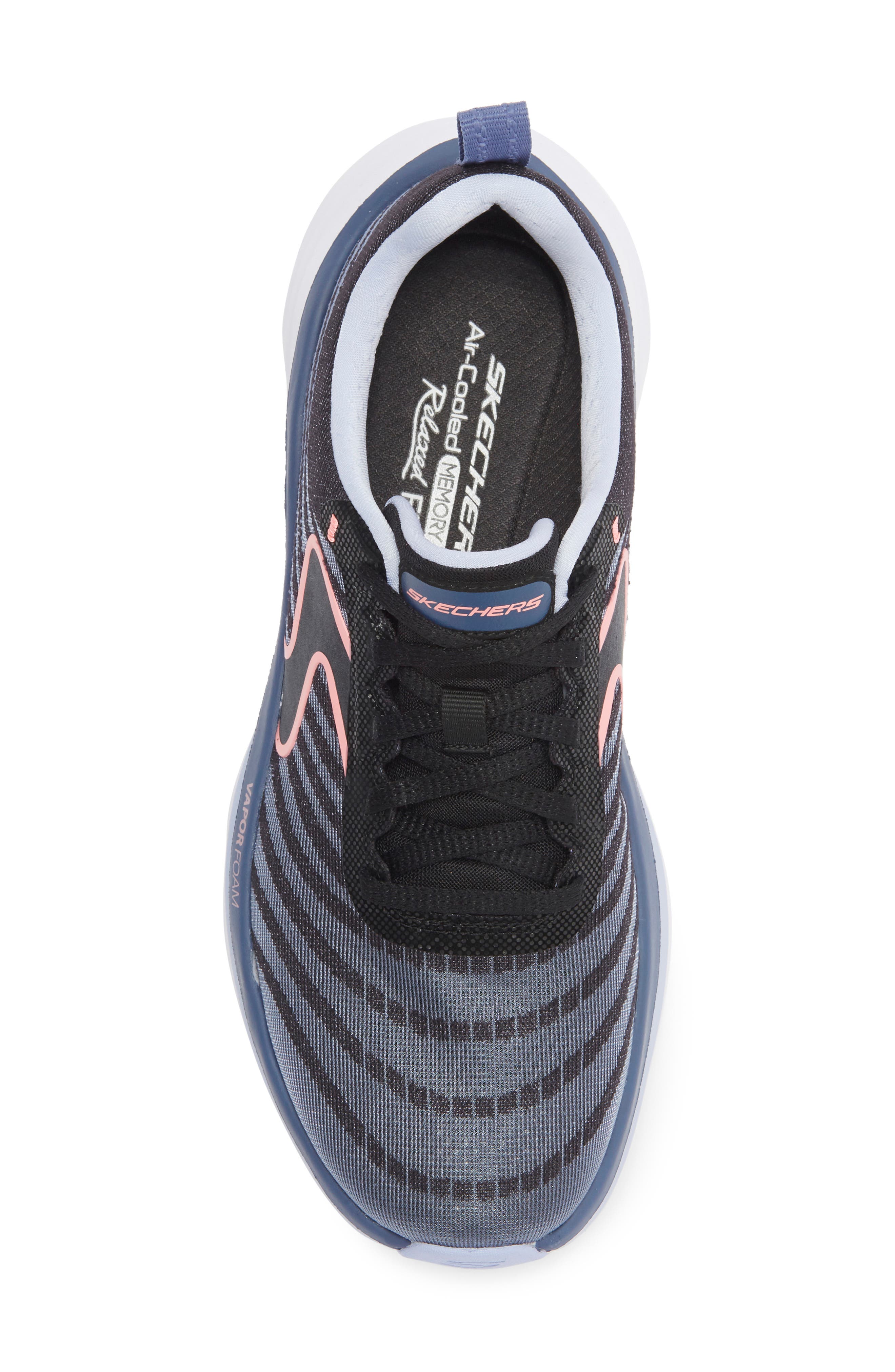 SKECHERS Relaxed Fit Deluxe Vapor Sneaker, Alternate, color, Black/ Purple/ Pink