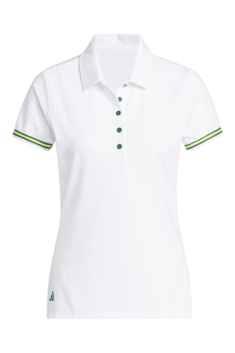 Ultimate365 Classic Knit Polo, Alternate, color, WHITE/ CGREEN
