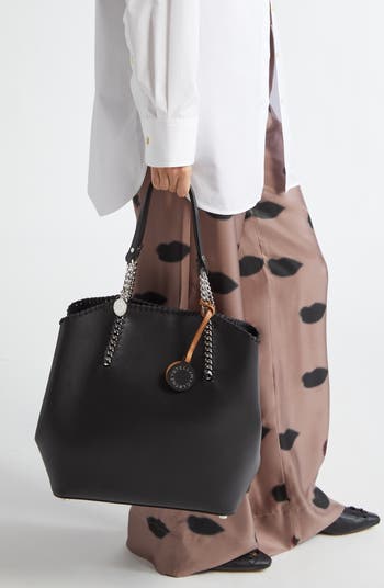 Falabella Faux Leather Wing Tote