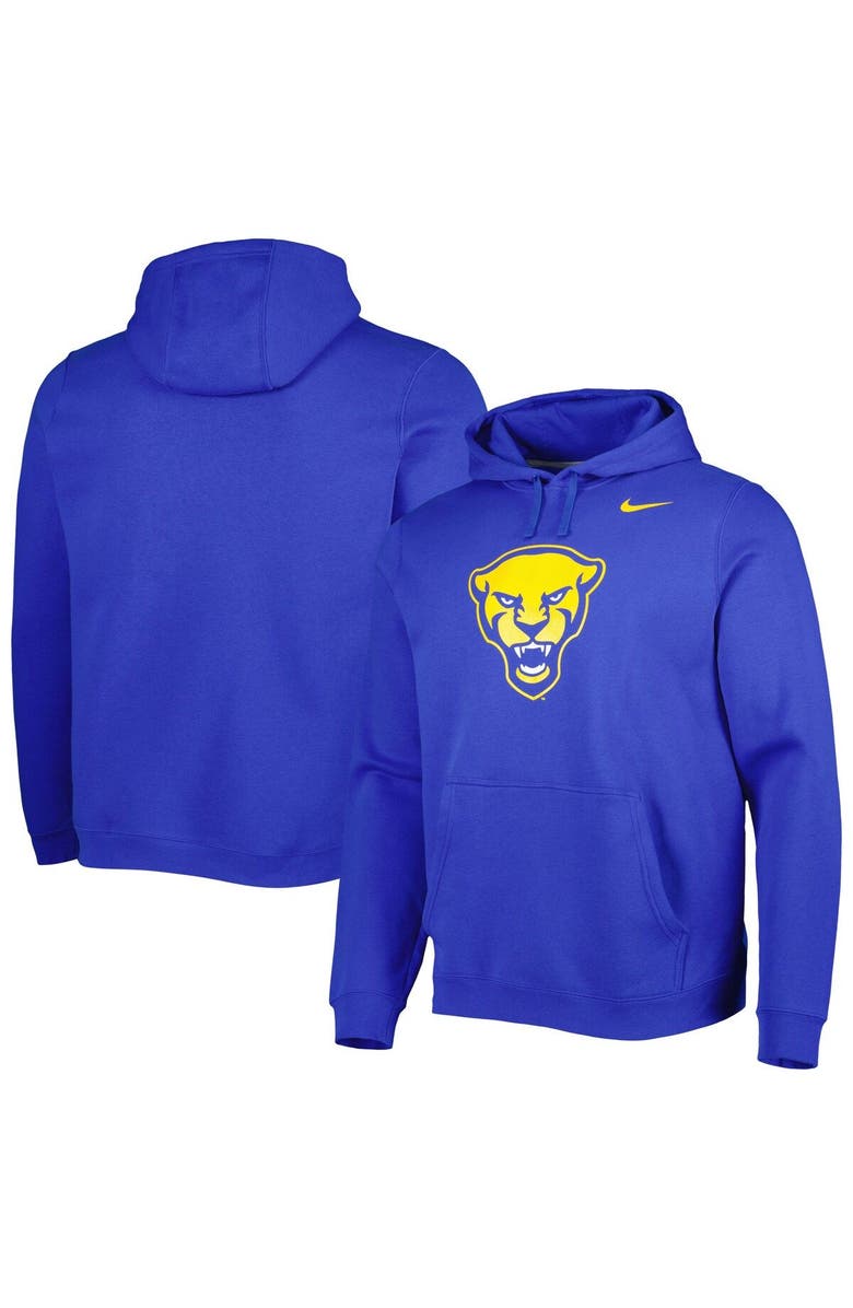 Nike Men's Nike Royal Pitt Panthers Logo Club Pullover Hoodie, Alternate, color, 