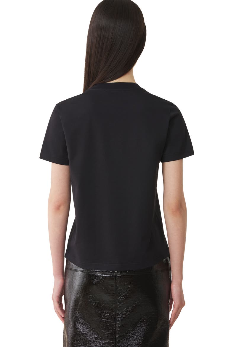 Mother And Daughter Embroidered Jersey T-Shirt, Alternate, color, Black