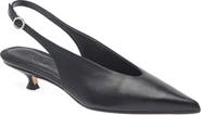aeyde Camila Slingback Kitten Heel Pump