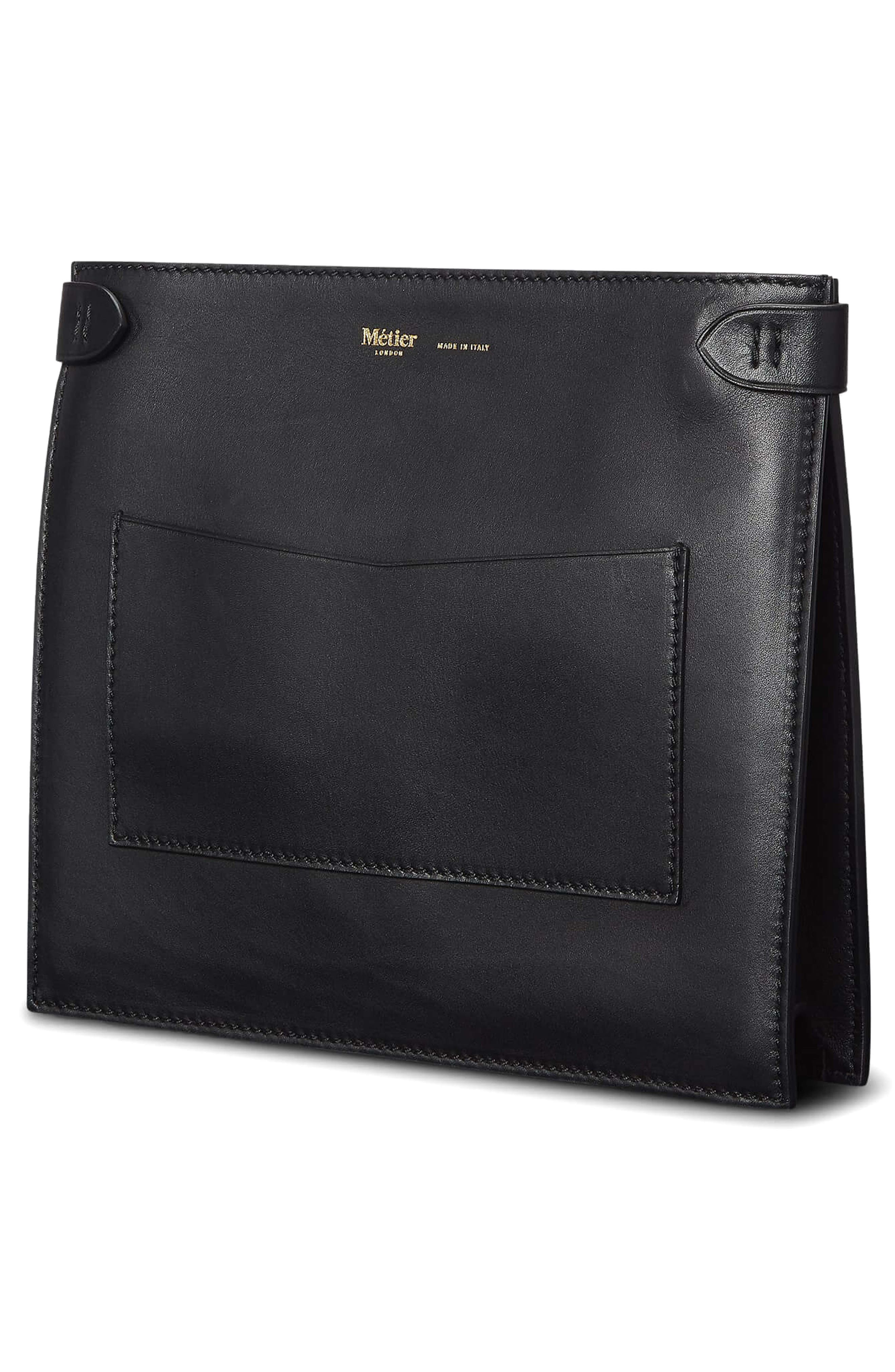 Métier London The Stowaway Leather Crossbody Bag, Alternate, color, 