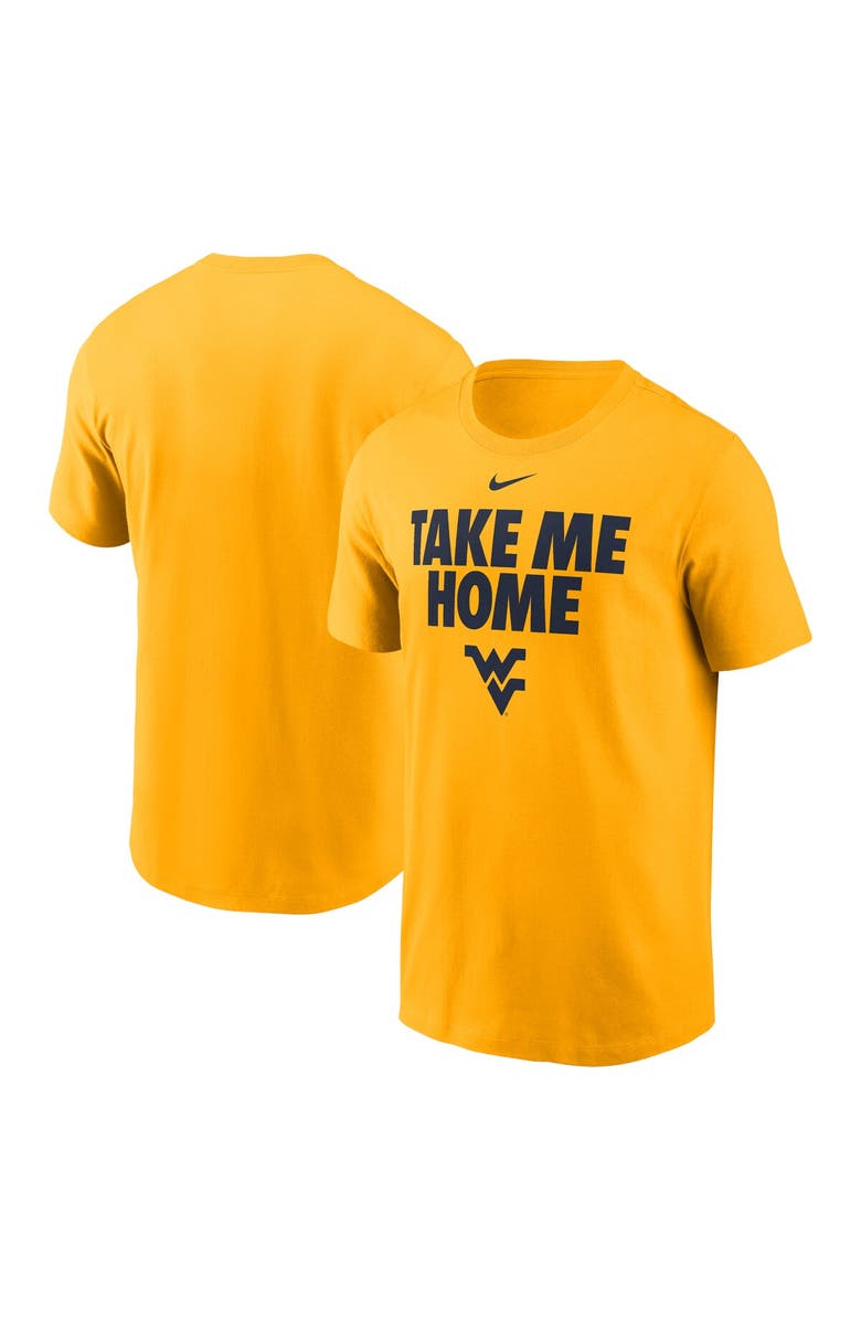 Nike Men's Nike Gold West Virginia Mountaineers Local Ultimate Chant T-Shirt, Main, color, Gold