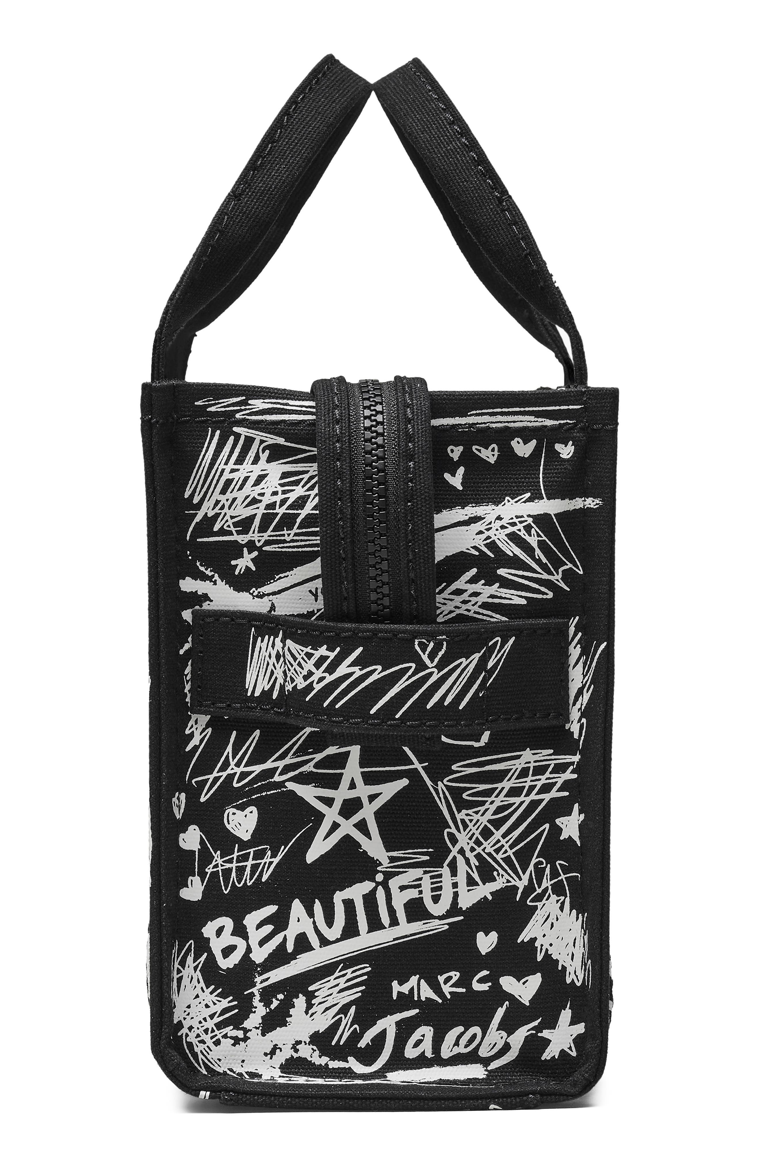 Marc Jacobs The Small Canvas Tote, Alternate, color, Black Multi