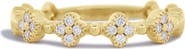 The Lovery Fine Jewelry Diamond Clover Band