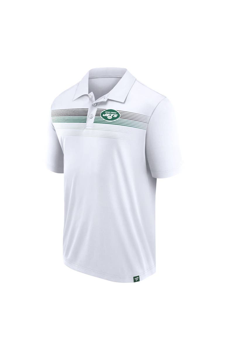 FANATICS Men's Fanatics Branded White New York Jets Victory For Us Interlock Polo, Alternate, color, White