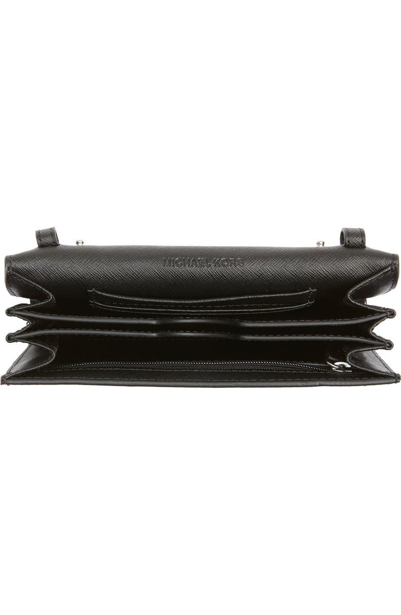 MICHAEL Michael Kors 'Large Jet Set' Saffiano Leather Crossbody Bag, Alternate, color,