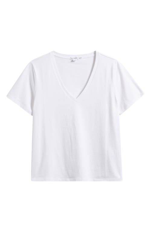 GOOD AMERICAN GOOD AMERICAN HERITAGE V-NECK T-SHIRT 
