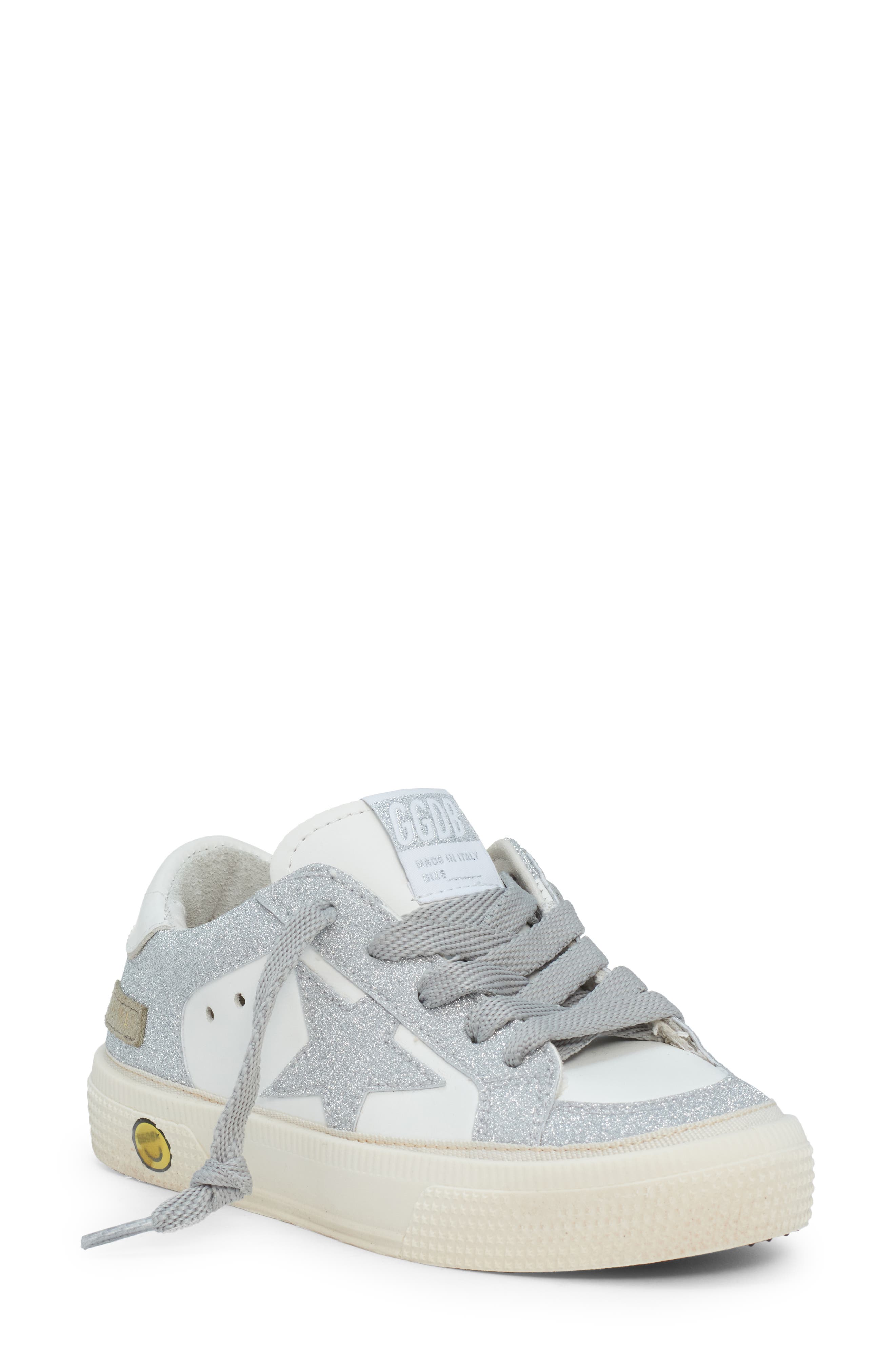 Golden Goose Kids' May Glitter Low Top Sneaker, Main, color, 