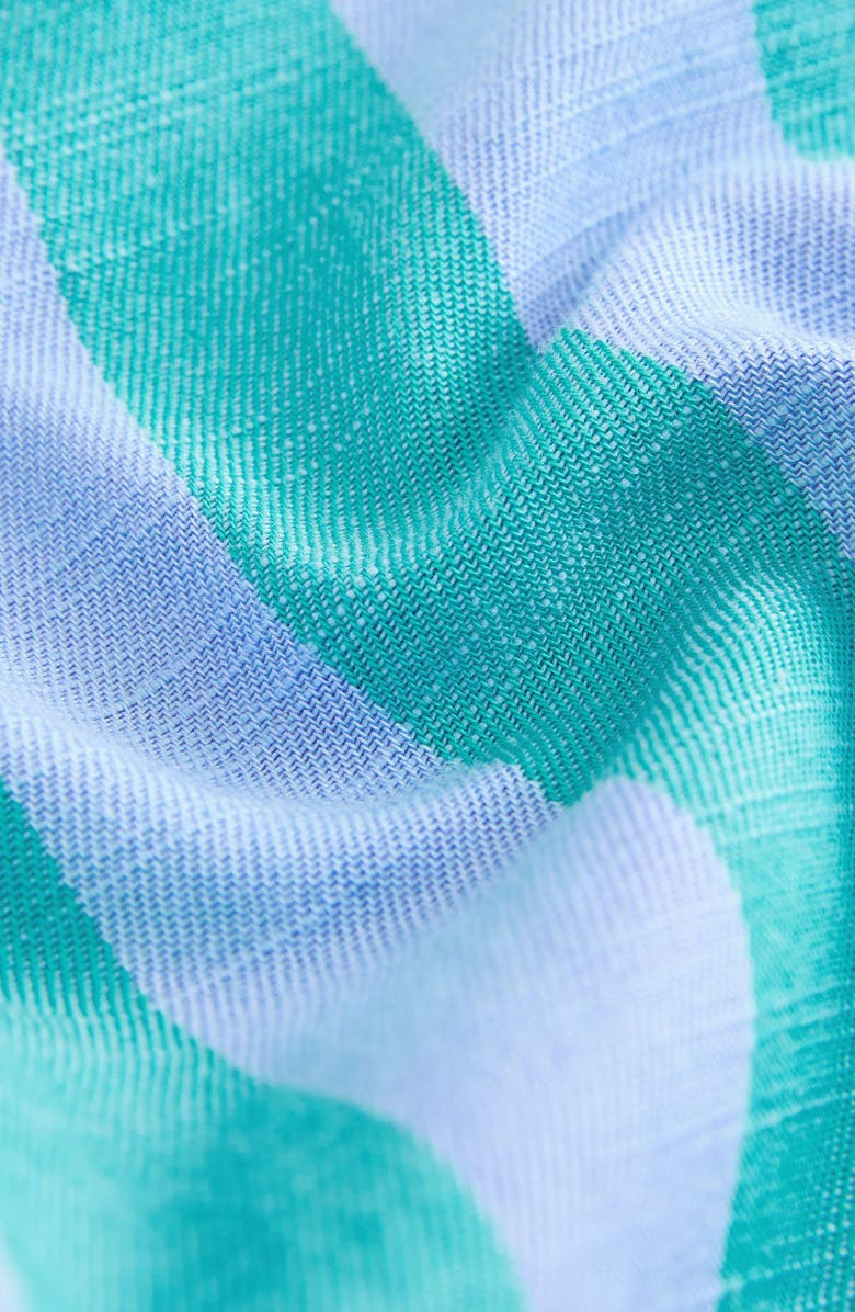 NEXT Kids' Stripe Button-Up Shirt & Shorts Set, Alternate, color, Blue