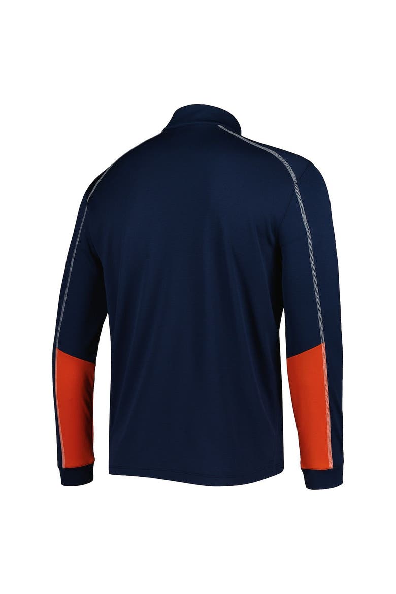Men's Columbia Navy Auburn Tigers Shotgun 2.0 Omni-Wick Quarter-Zip Jacket, Alternate, color, Navy