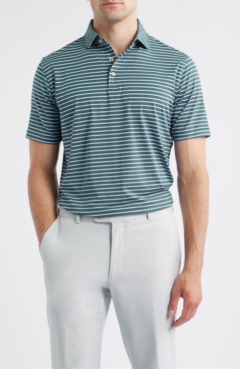 Dunnes Stripe Performance Jersey Polo