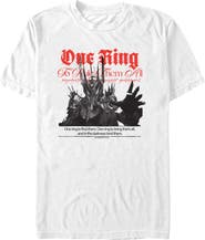 The Lord of the Rings Men's The Lord of the Rings Sauron One Ring To Rule Graphic T-Shirt
