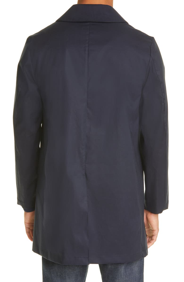 Mackintosh Cambridge Waterproof Rain Coat, Alternate, color, Navy
