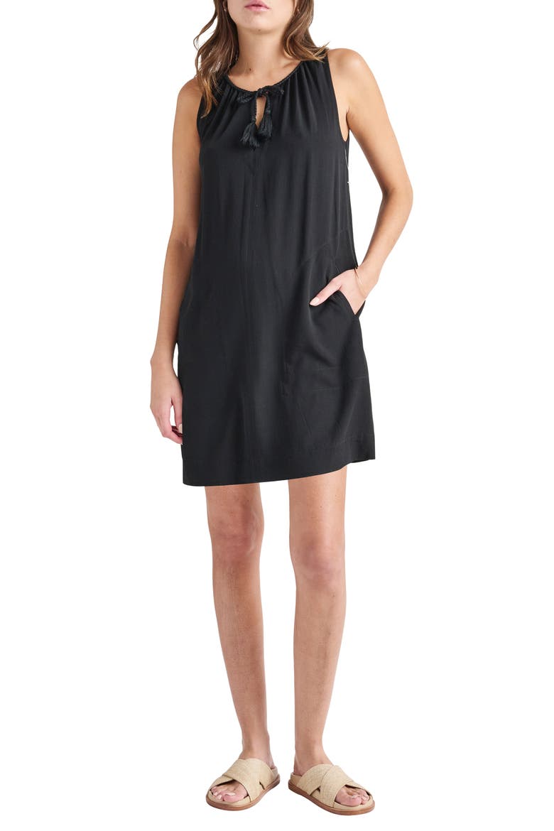 Jennifer Sleeveless Minidress, Main, color, BLACK