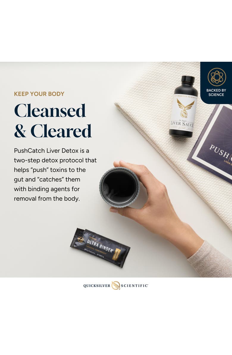 Quicksilver Scientific PushCatch Liver Detox Cleanse Kit, Alternate, color, NO COLOR