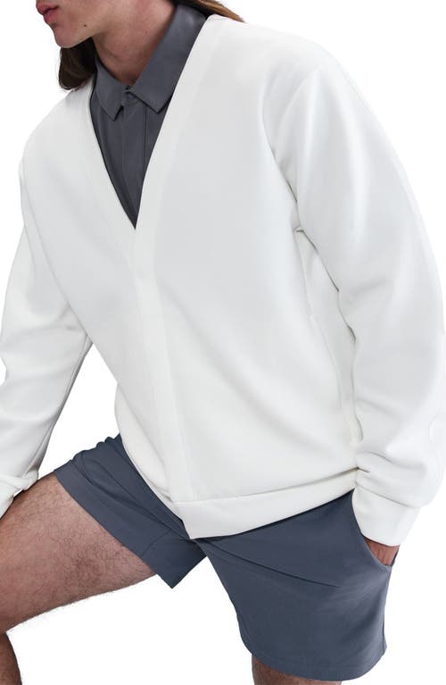 Nike Impossiblysoft Dri-fit Cardigan In White