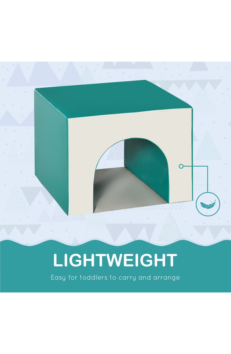 Qaba Foam Play Set for Toddlers, Easy-to-clean Soft & Safe Climbing Set, Alternate, color, Multi-Colored