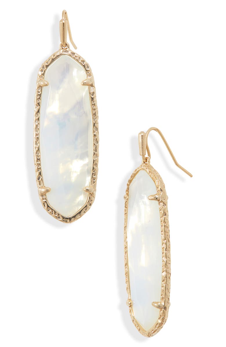 Kendra Scott Layla Drop Earrings, Main, color, Gold Opalite Illusion