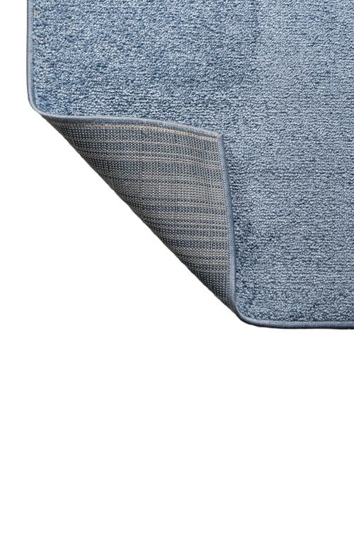 Jonathan Y Haze Solid Low-pile Area Rug In Blue