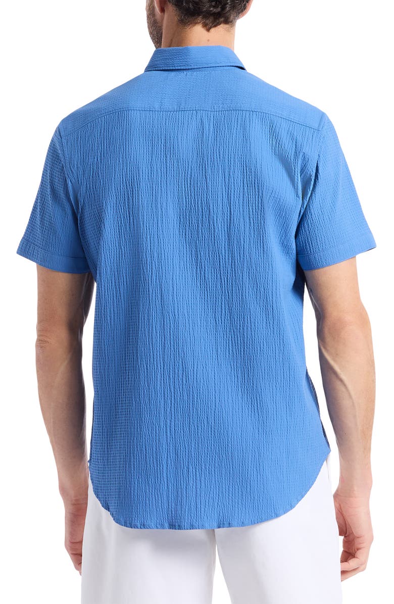Robert Graham Thresher Short Sleeve Button-Up Shirt, Alternate, color, 